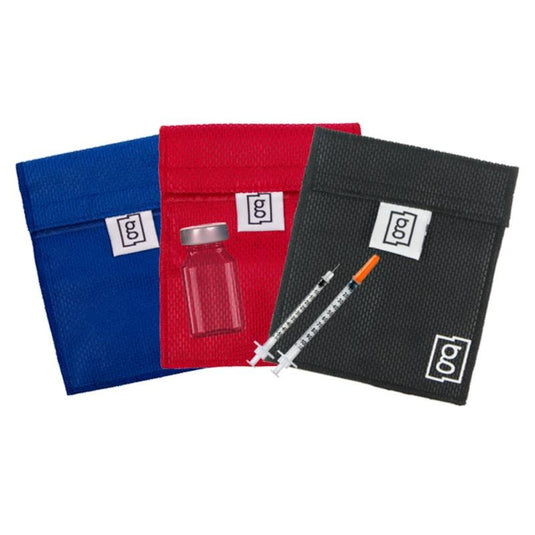 Glucology Insulin Cooler Bags Medium Blue