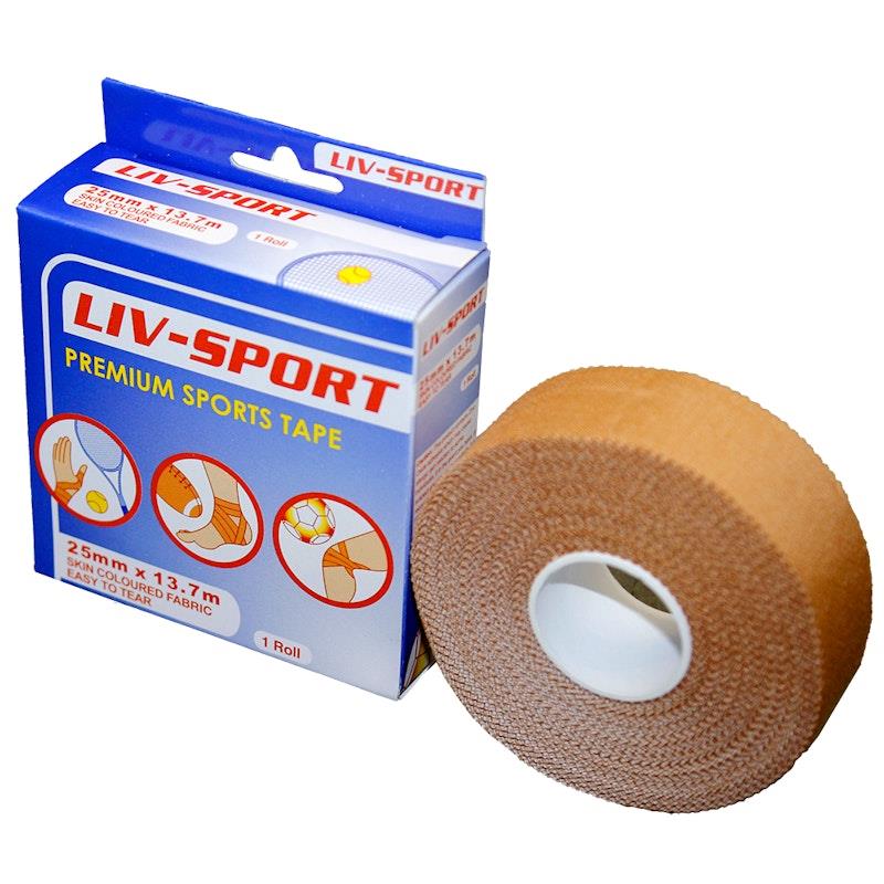 Load image into Gallery viewer, Livingstone Liv-Sport Premium Rigid Strapping Sports Tape 25mm x 13.7m 1Pack
