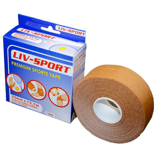 Livingstone Liv-Sport Premium Rigid Strapping Sports Tape 25mm x 13.7m 1Pack
