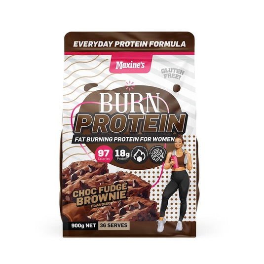 Maxine's Burn Protein Value 900g - Choc Fudge Brownie Bundle