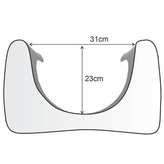 Squatty Potty Curve Stool 7 Inch Black