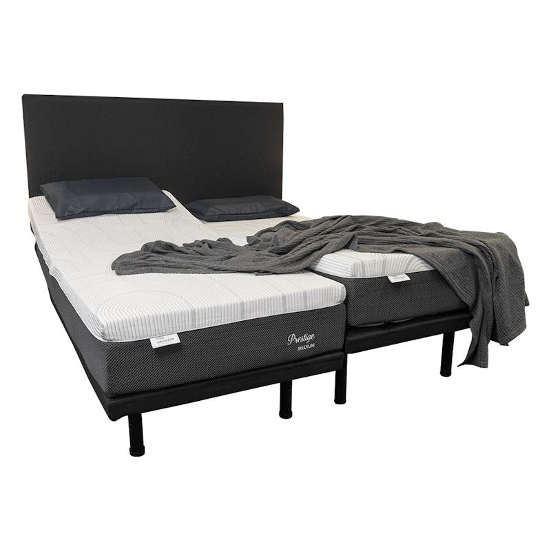 Load image into Gallery viewer, Napp Australia Split RENEW Adjustable Bed Split King with 2 x Long Single Prestige Medium Mattresses
