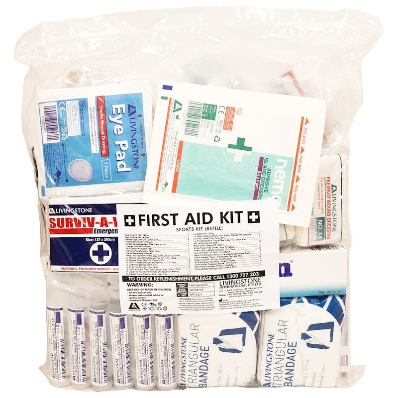 Load image into Gallery viewer, Livingstone Sports First Aid Kit Refill Only Small Bundle
