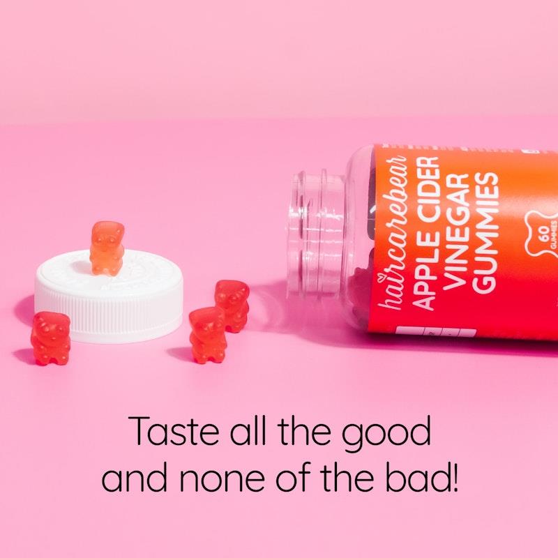 Load image into Gallery viewer, Haircarebear Apple Cider Vinegar 3x60 Gummies Pack
