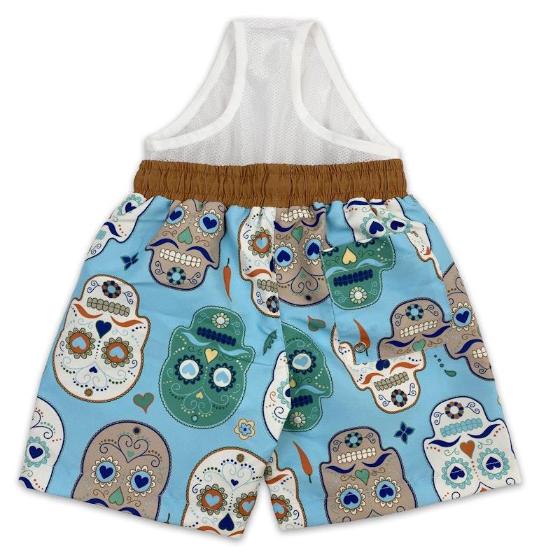 Load image into Gallery viewer, tyoub Kids Board Short  Recycled Material Skulls Amigo 3years

