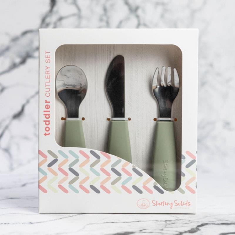 Load image into Gallery viewer, Starting Solids Australia Big Kid Silvie Set Sage
