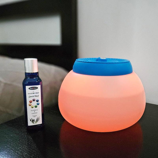 MedeScan Warm Steam Vaporiser + Special Blend Aroma Oil Bundle