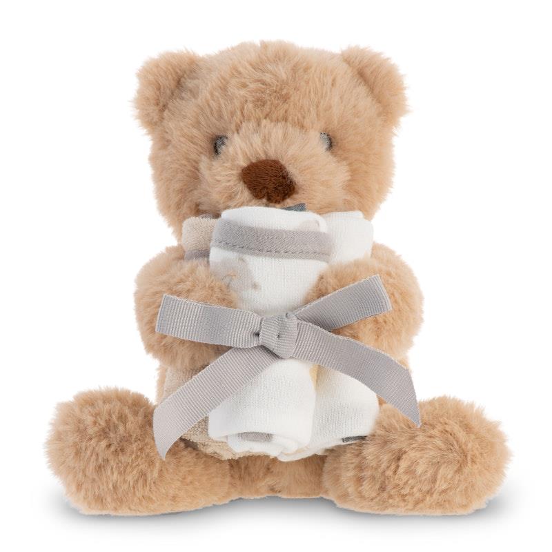 Load image into Gallery viewer, The Little Linen Company Plush Toy &amp; Washers Nectar Bear
