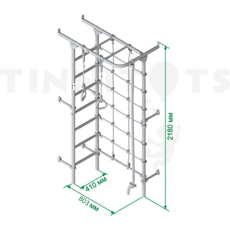 Load image into Gallery viewer, Tinnitots Swedish Corner Wallbars - S4 Blue Yellow
