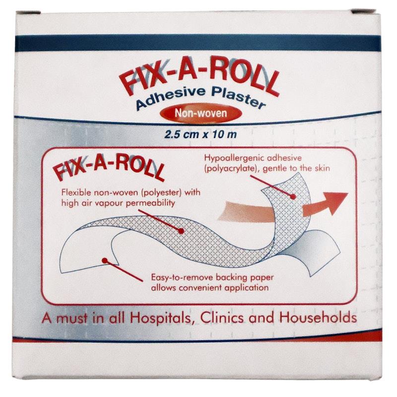 Load image into Gallery viewer, Fix-A-Roll Adhesive Dressing Fixation Retention Tape Plaster 2.5cm x 10m Pack
