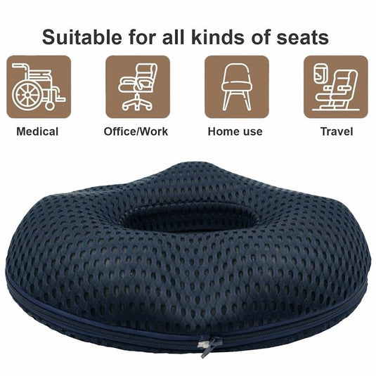 BodyAssist Womens Donut Seat Pillow & Large Hot/Cold Gel Pack One Size
