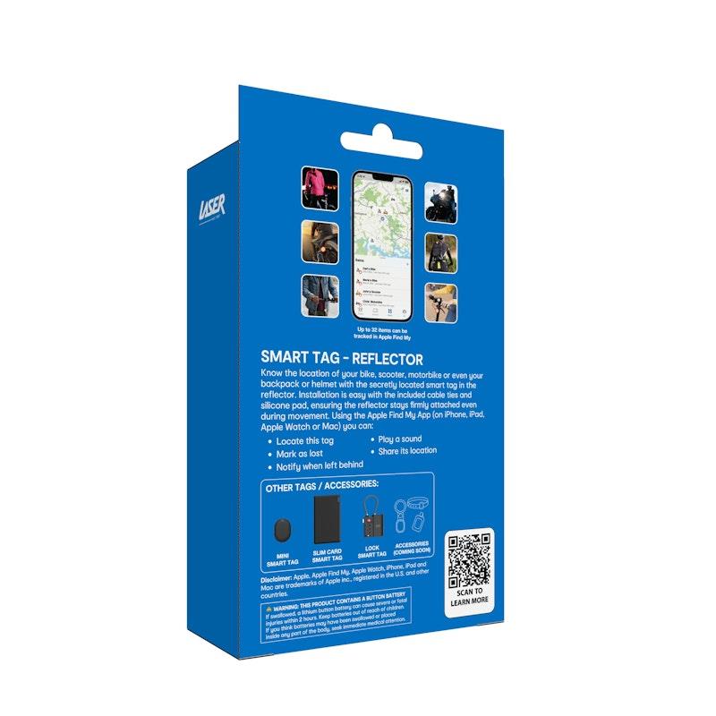 Load image into Gallery viewer, Laser Round Red Reflector Smart Tag 1 Piece
