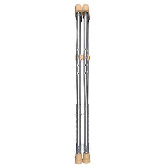 Livingstone Underarm Crutches X-Small Aluminium Adjustable 81-96.5cm 1Pair