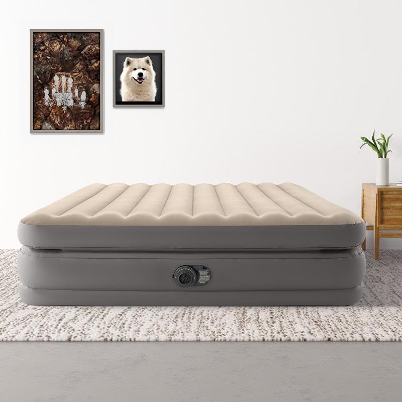 Load image into Gallery viewer, Intex Dura-Beam Plus Prime Comfort Elevated Air Mattress Queen
