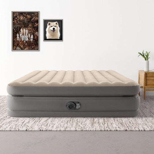Intex Dura-Beam Plus Prime Comfort Elevated Air Mattress Queen