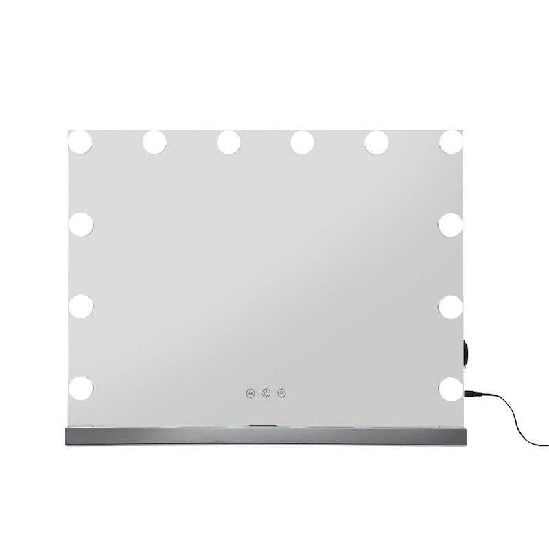 Load image into Gallery viewer, Embellir Makeup Mirror Hollywood Vanity with LED Light Tabletop Wall 58x46cm
