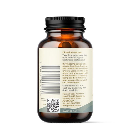 Hemp Foods Australia Pain Relief Capsules 60 caps Twin Pack