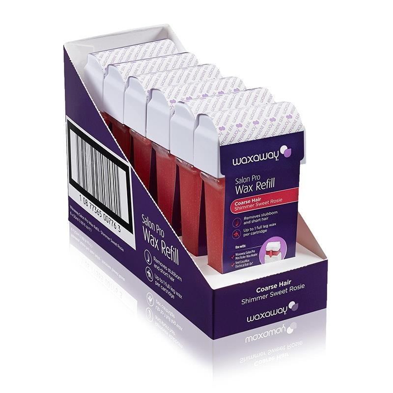 Load image into Gallery viewer, Waxaway Salon Pro Cart Shimmer Sweet Rosie 50ml
