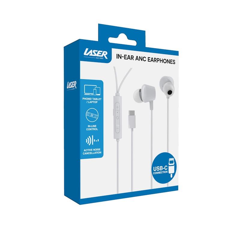Load image into Gallery viewer, Laser In-Ear ANC Earphones White
