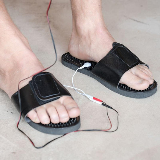 Caremax Circulation Massage Slippers Sandals for Tens Machine 1 Pair