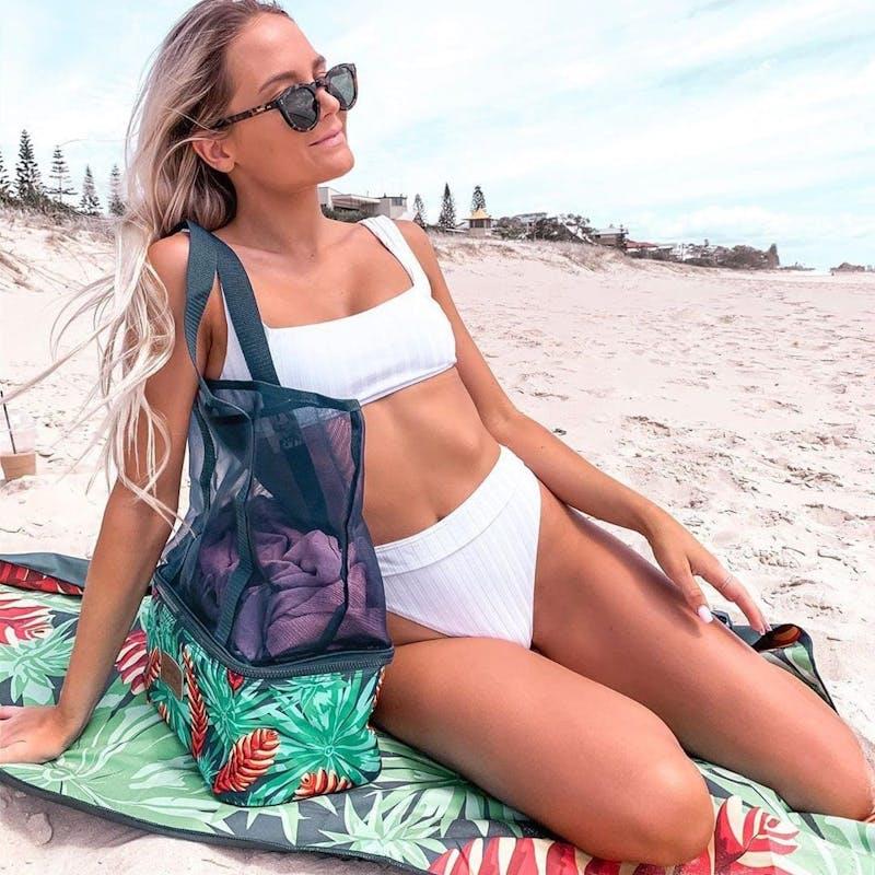Load image into Gallery viewer, Lazy Dayz Insulated Cooler Tote - Mossman 1pc
