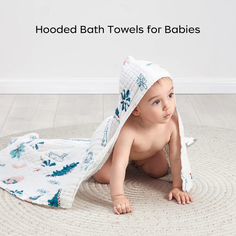 Load image into Gallery viewer, Bc Babycare Hooded Bath Towels Forest
