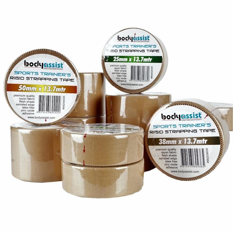 Load image into Gallery viewer, BodyAssist Rigid Strapping Tape - Feet 2.5cm x 13.7m x 6 Rolls Bundle
