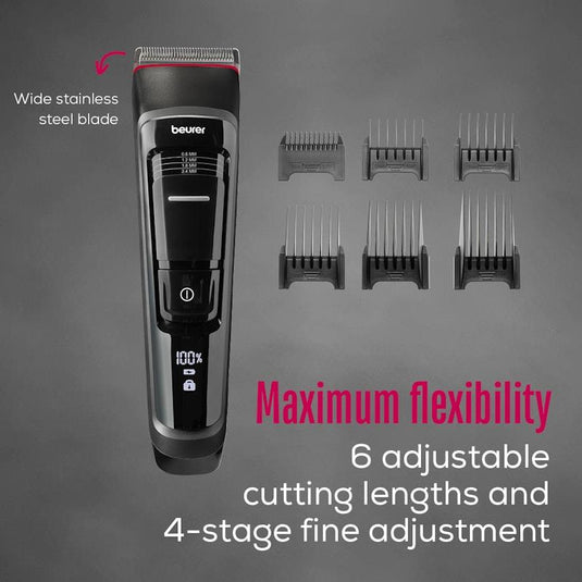 Beurer MN5X Hair Clipper with 6 attachments 1unit