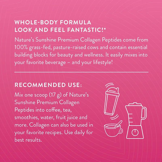 Nature's Sunshine Collagen Premium Peptides 516g
