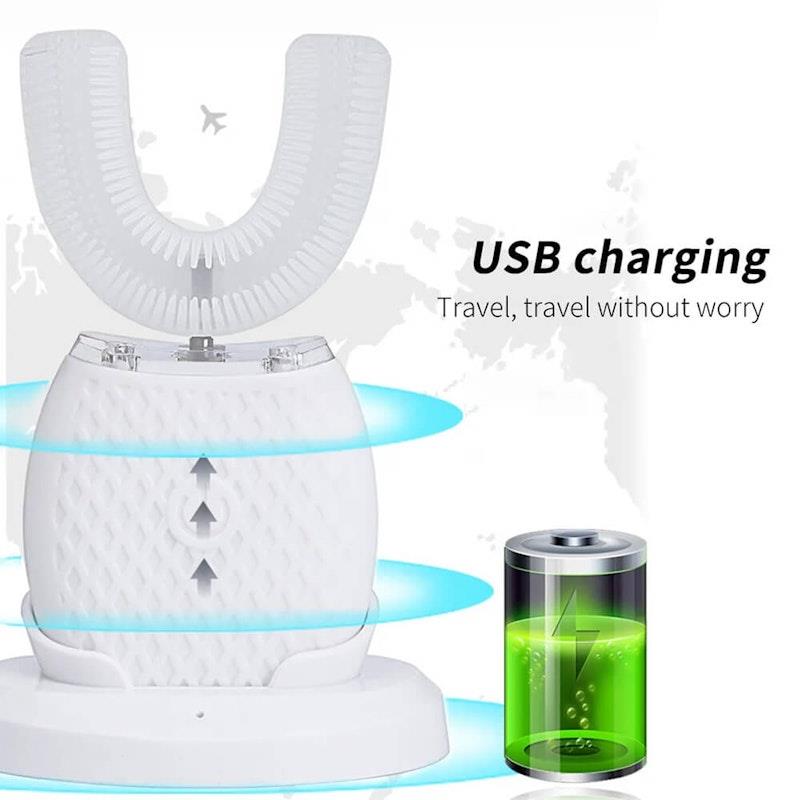 Load image into Gallery viewer, Caremax Ultrasonic Rechargeable 360 degree Portable Tooth Brush 1Unit
