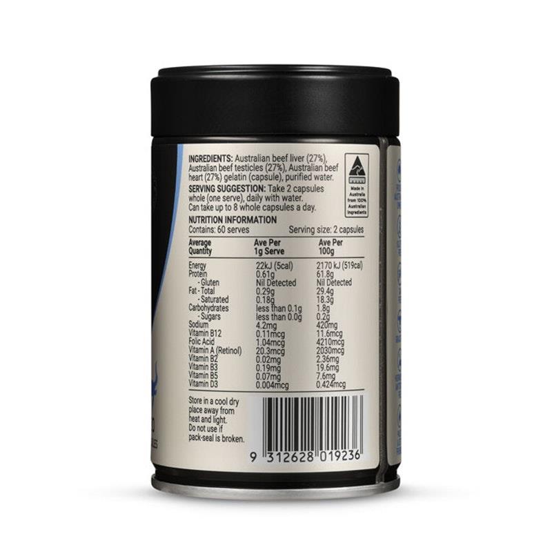 Load image into Gallery viewer, Melrose Origins Men's Optimal Grass Fed Organs 120Capsules
