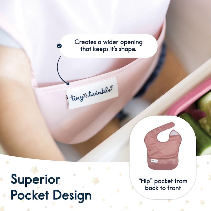 Load image into Gallery viewer, Tiny Twinkle - Easy Bib 3 Pack - Taupe/Dandelion/Lilac Set of 3

