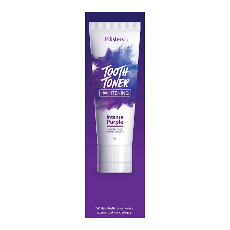 Load image into Gallery viewer, Piksters Tooth Toner Whitening Toothpaste Intense Purple 96g
