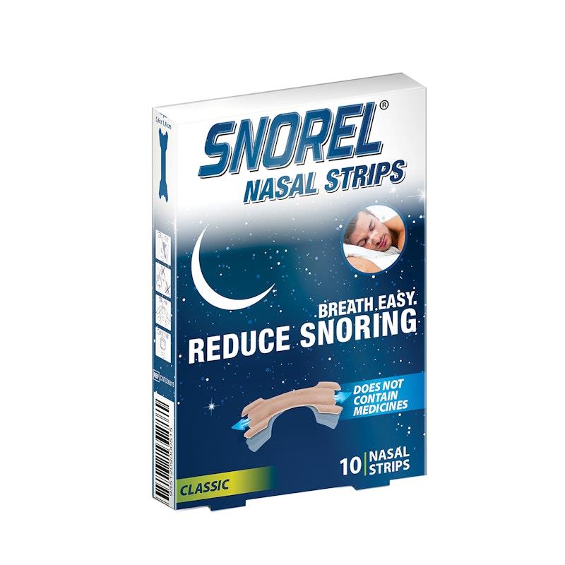 Load image into Gallery viewer, Snorel Snore Reducing Nasal Strips 10strips
