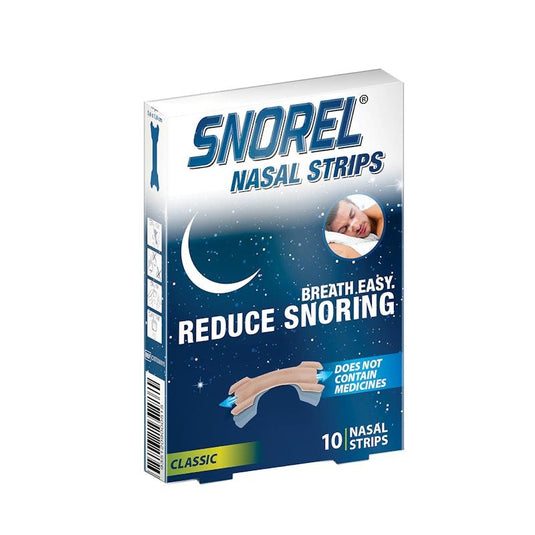 Snorel Snore Reducing Nasal Strips 10strips