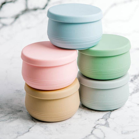 Starting Solids Australia Suckie Scoop Mini Bowl Set Mint Crisp