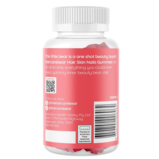 Haircarebear Hair Skin Nails Gummies 3x60 Pack