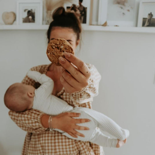 Milky Goodness White Chocolate Chip and Macadamia Lactation Cookies 12Pack