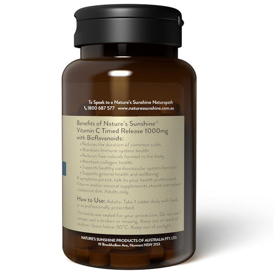 Nature's Sunshine Vitamin C 1000 Time Release 150 Tablets