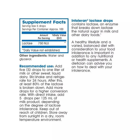 Intoleran Lactase Drops 100ml