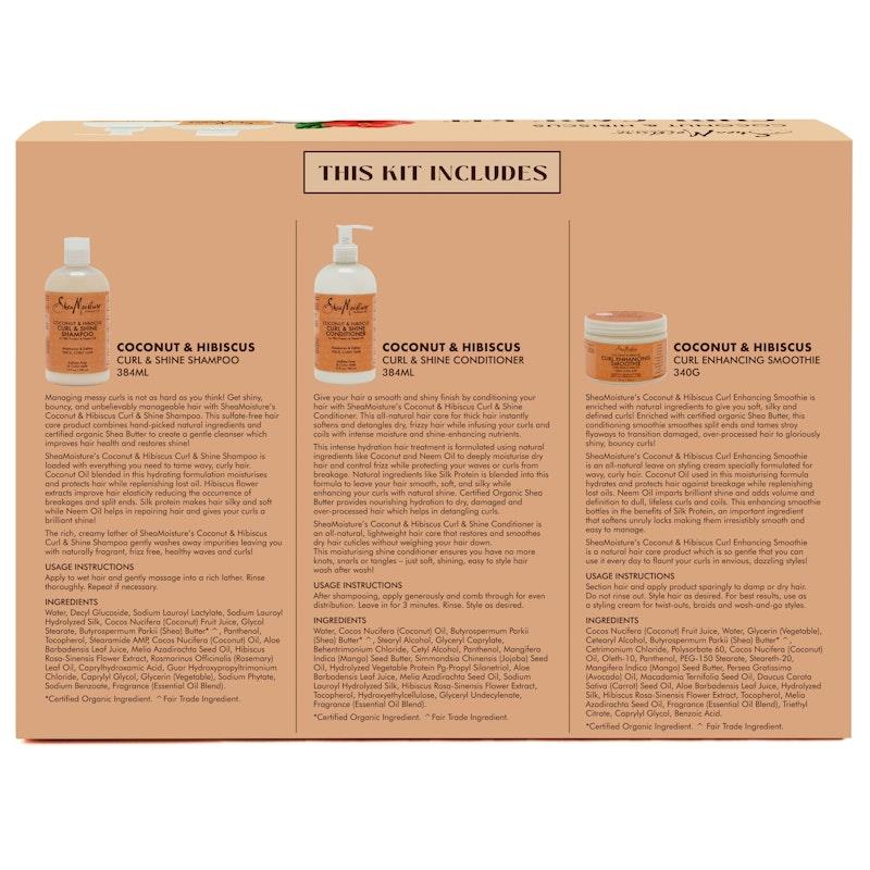 Load image into Gallery viewer, SheaMoisture Coconut &amp; Hibiscus Curl Care Kit
