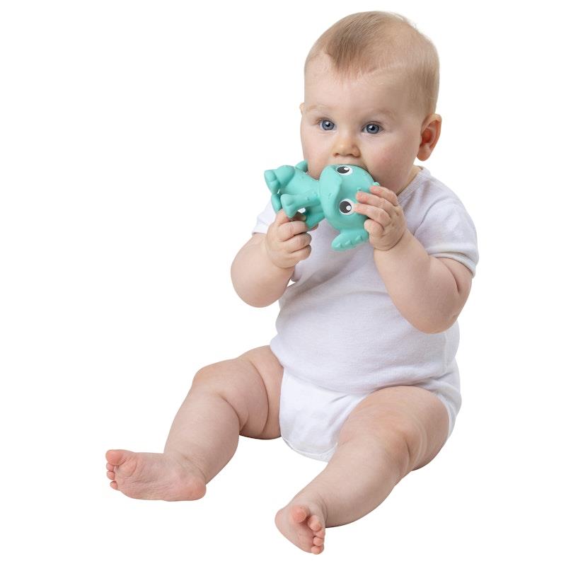 Load image into Gallery viewer, Playgro Eco Play Natural Rubber Pooky Puppy Turquoise
