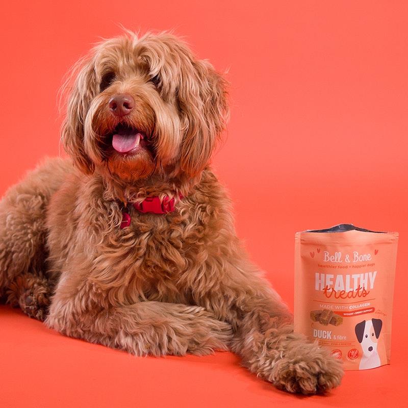 Load image into Gallery viewer, Bell &amp; Bone Healthy Treats, Weight and Energy Support - Duck &amp; Fibre 130g
