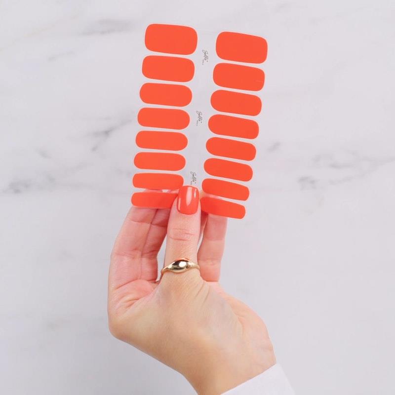 Load image into Gallery viewer, Selfie Nails Express Gel Polish Tangerine 3 Pack
