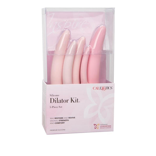 CalExotics Inspire Silicone Dilator 5 Piece Set Pink