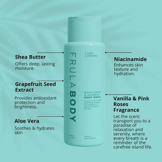 Frula Lush Lagoon Body Wash 400ml