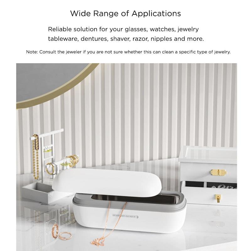 Load image into Gallery viewer, Caremax Stainless Jewelry Ultrasonic Cleaner 300ml 1Unit
