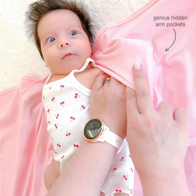 Load image into Gallery viewer, Baby Loves Sleep Koala Hugs Summer Newborn Swaddle Wrap - Candy Pink One Size
