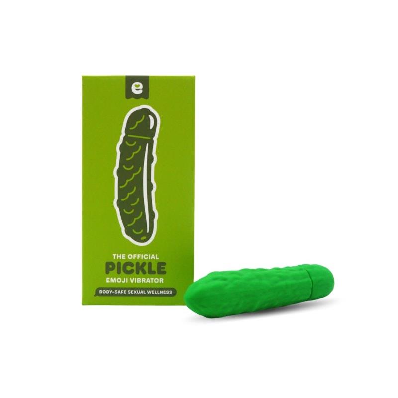 Load image into Gallery viewer, Emojibator Vibrating Pickle  (USB) 1Piece

