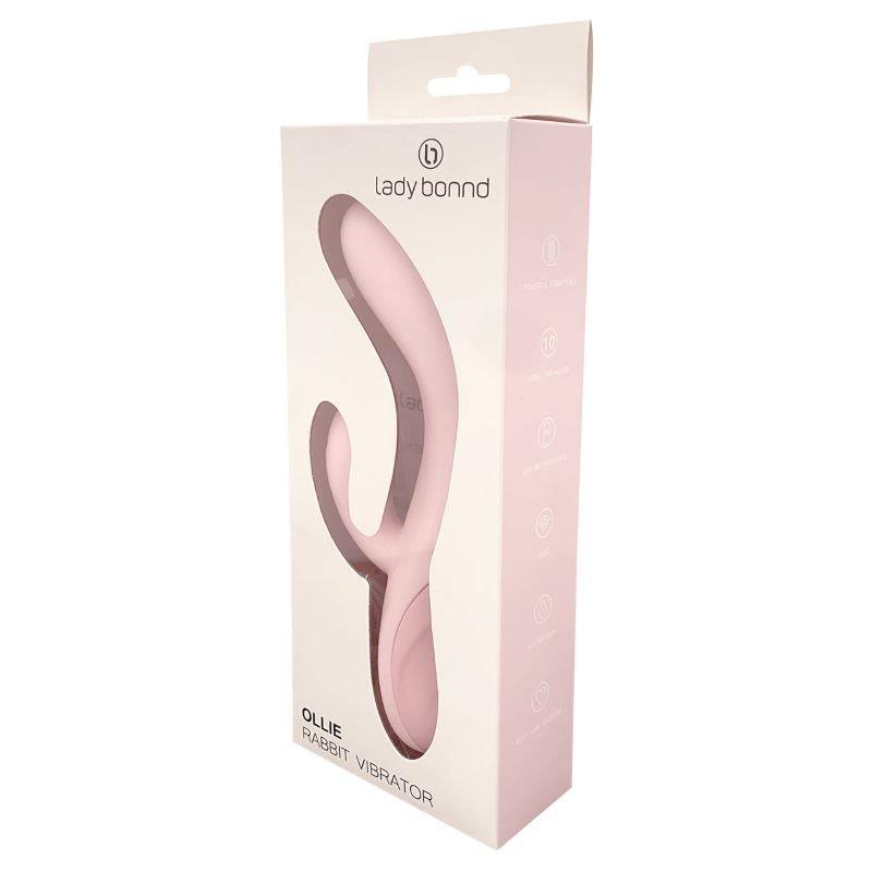 Load image into Gallery viewer, Lady Bonnd Ollie Rabbit Vibrator Pink 1pc
